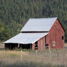 an old barn house